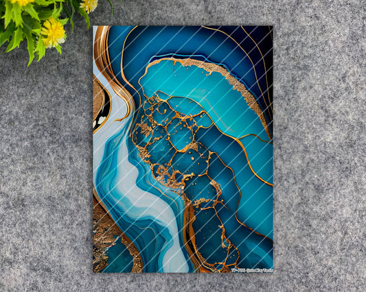 Transfer paper for polymer clay, Blue Marble, water soluble transfer paper, polymer clay image transfers, magic transfer paper #796
