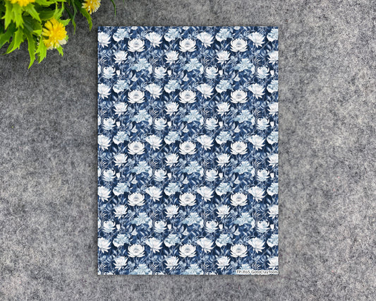 Transfer paper for polymer clay, Watercolor flowers, water soluble transfer paper, polymer clay image transfers, magic transfer paper #865