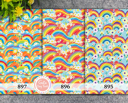 Water soluble Transfer paper for polymer clay, Seashells patterns, polymer clay image transfers, magic transfer paper